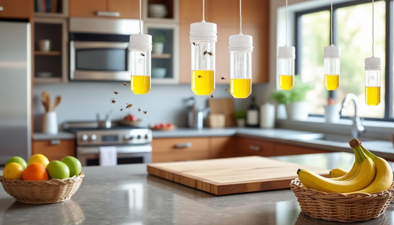 Comment piéger les moucherons dans la cuisine ? 2 découvrez des méthodes simples et efficaces pour piéger les moucherons dans votre cuisine et maintenir un espace propre et sain.