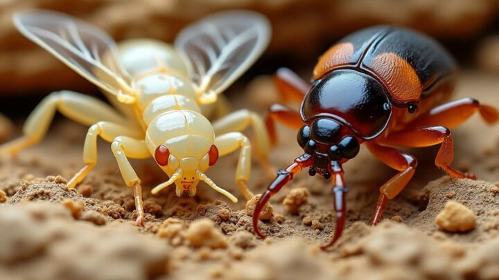 Quelle différence entre termites et vrillettes ? 1 découvrez les différences essentielles entre termites et vrillettes, deux insectes xylophages nuisibles, et apprenez à les identifier pour mieux protéger votre maison.