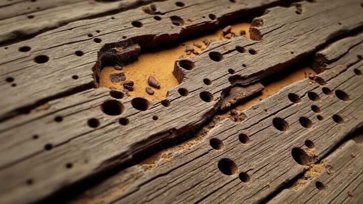 Quels sont les signes d’attaques de capricornes dans une charpente ? 1 découvrez les signes d'attaques de capricornes dans une charpente pour protéger efficacement votre structure en bois et prévenir les dégâts.